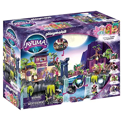 PLAYMOBIL Adventures of Ayuma 71030 Feen-Akademie, Inkl. Spielzeug-Feen mit beweglichen Feen-Flügeln