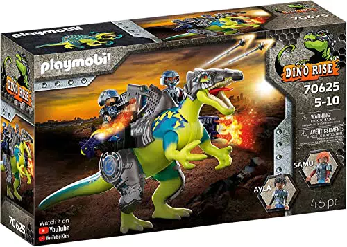 PLAYMOBIL Dino Rise 70625 Spinosaurus: Doppelte Verteidigungs-Power