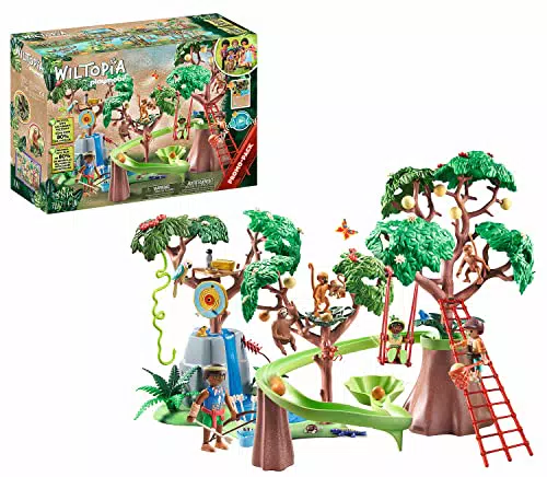 PLAYMOBIL Wiltopia 71142 Tropischer Dschungel-Spielplatz
