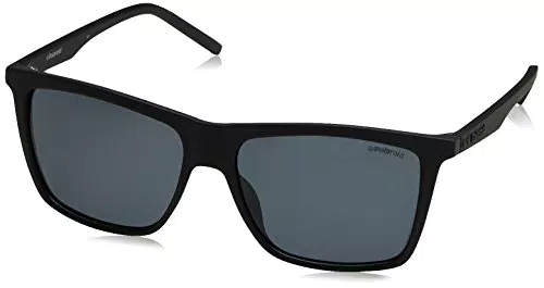 Polaroid Herren Pld 2050/S M9 807 55 Sonnenbrille, Schwarz