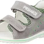 Primigi Unisex Baby Psw 18624 Sandale, Grigio/Verd.Mel