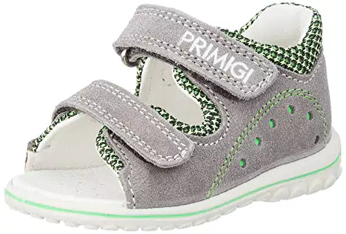 Primigi Unisex Baby Psw 18624 Sandale, Grigio/Verd.Mel