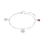 Prinzessin Lillifee Armband 925 Sterling Silber Mädchen Kinder Armschmuck
