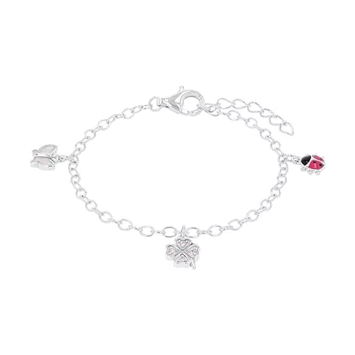 Prinzessin Lillifee Armband 925 Sterling Silber Mädchen Kinder Armschmuck