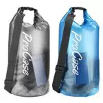 ProCase 2 Stück 20L Wasserfest Packsack Dry Bag, Wasserdicht Beutel Drybag Dry Sack Tasche für Boot