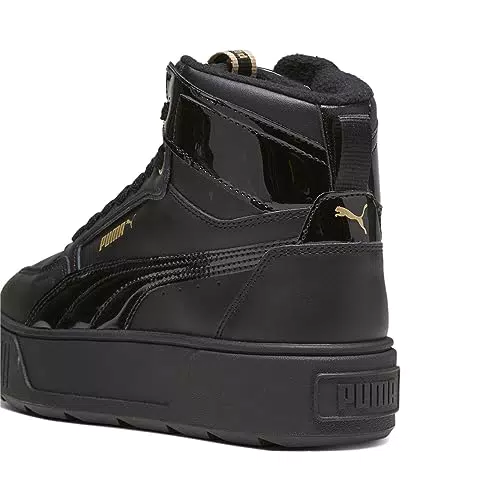 PUMA Damen Karmen Rebelle Mid WTR Sneaker, Black Black Gold