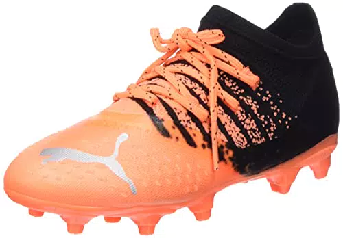 PUMA Future Z 2.3 FG/AG Jr Fussballschuh, Neon Citrus-Diamond Silver Black