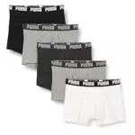 PUMA Herren Basic Men's Boxers Boxer Slip, Mehrfarbig