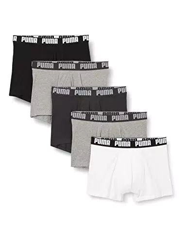 PUMA Herren Basic Men's Boxers Boxer Slip, Mehrfarbig