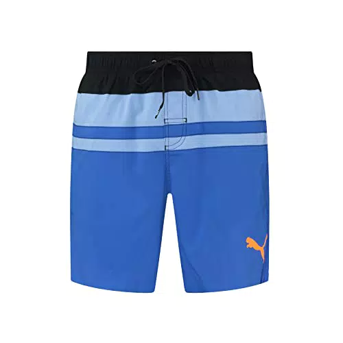 PUMA Herren Mid Shorts, Benjamin Blue Combo