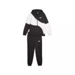 PUMA Herren Power Cat Sweat Suit Trainingsanzug, Schwarz