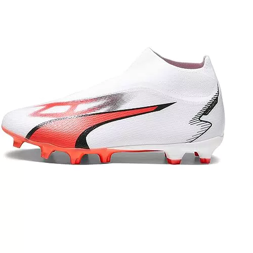 PUMA Herren Ultra Match+ Ll Fg/Ag Fussballschuh, White Black fire Orchid