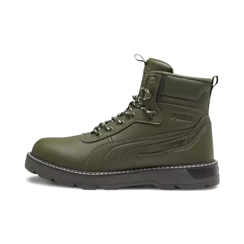 PUMA Unisex Desierto V3 Sneaker, Dark Olive-Dark Olive