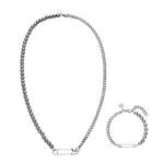 Purelei Kipi Schmuckset, Unisex Schmuckset aus langlebigem Edelstahl
