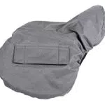 QHP Sattel Sitzbezug, Farbe:grau