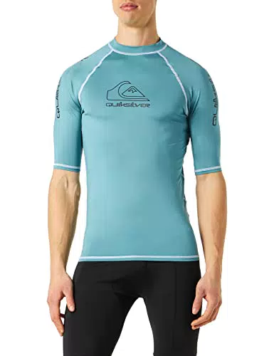 Quiksilver Kurzärmliger Rashguard mit UPF 50 ON Tour Männer Blau
