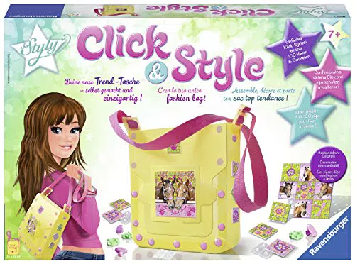 Ravensburger 18653 - Click & Style Schultertasche Pferde