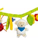 Ravensburger ministeps 4157 Kinderwagenkette, Kinderwagenspielzeug mit Glöckchen und Plüschtieren