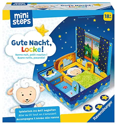 Ravensburger ministeps 4196 Gute Nacht, Locke! - Spielerisch ins Bett begleiten - Für ein entspanntes Einschlaf-Ritual