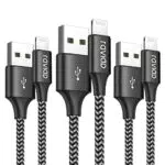 RAVIAD iPhone Ladekabel, Lightning Kabel Nylon iPhone Kabel Ladekabel für iPhone 13/12/11/Pro/XS/XS Max/XR/X/8/8 Plus/7/7 Plus/6s/6/6 Plus/5S/5/SE
