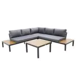 RedNeck Gartenmöbel Set 6er Ecklounge, GAL4, Gartenlounge in Eck-Form