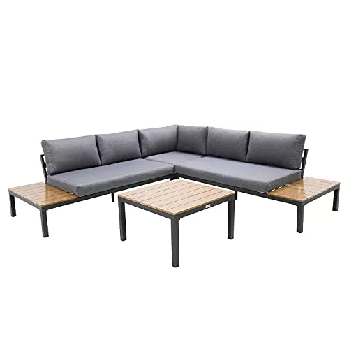 RedNeck Gartenmöbel Set 6er Ecklounge, GAL4, Gartenlounge in Eck-Form