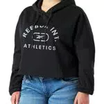Reebok Damen Wor Performance Coverup Sweatshirt, Black