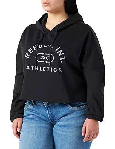 Reebok Damen Wor Performance Coverup Sweatshirt, Black