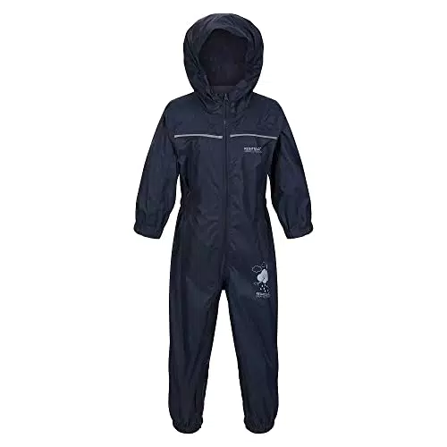 Regatta Puddle IV, Jungen Wasserdichter Ganzanzug, Blau