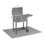 Relaxdays Bodenschutzmatte, Outdoor Grillschutzmatte