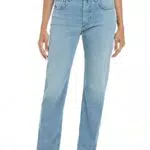 Replay Damen Jeans Maijke Straight-Fit mit Stretch, Blau