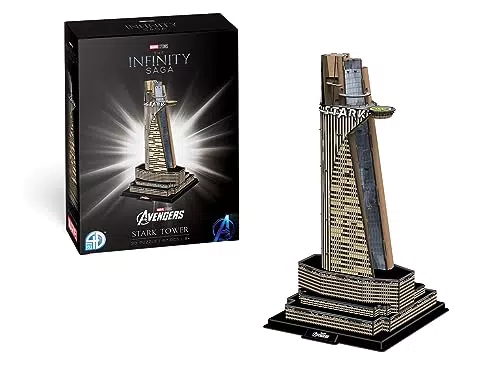 Revell 3D Puzzle I Marvel Stark Tower I 67 Teile I 2 Stunden Bauzeit I für Kinder und Erwachsene ab 8 Jahren I Fördert die Kreativität I Ideale Geschenkidee für jeden Anlass