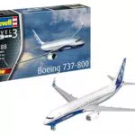 Revell Modellbausatz Boeing 737-800 I Einfacher Zusammenbau I Maßstabsgetreue Nachbildung im Maßstab 1:288 mit 25 Teilen I Perfekter Modellbausatz für Anfänger und erfahrene Bastler