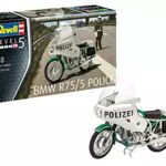 Revell REV-07940 BMW R75/5 Polizei Motorrad Toys, 1:8/25