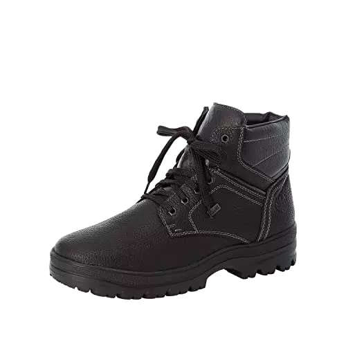 Rieker Herren F5423 Schnürstiefel, schwarz