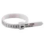 Ringmaßband/Ringgrößenmesser, Ring Sizer Messen Finger Gauge Skala Messwerkzeug Finger Stick Hochzeit Ring Tester Lineal