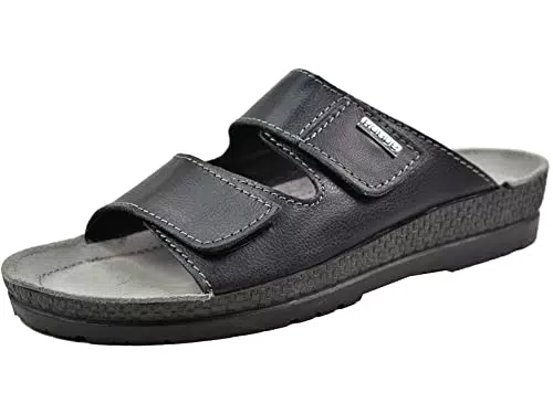 Rohde 1501 Neustadt-H Herren Sandalen Pantoletten Leder Clogs