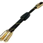 ROLINE GOLD 3,5mm Adapterkabel, 0,15m