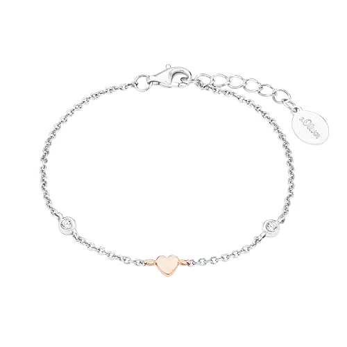 s.Oliver Armband 925 Sterling Silber Mädchen Kinder Armschmuck