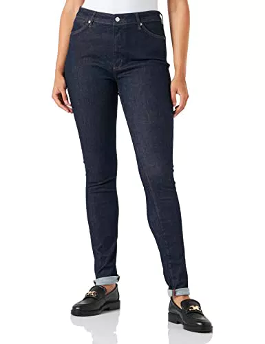 s.Oliver Damen Jeans, Jeans Anny Super Skinny, Dark Blue Denim