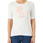 s.Oliver Damen T-Shirt Kurzarm ,Weiß, 32