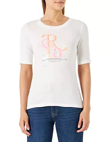 s.Oliver Damen T-Shirt Kurzarm ,Weiß, 32