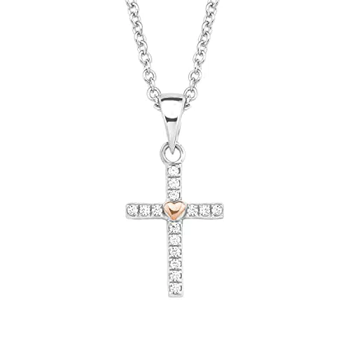 s.Oliver Kette mit Anhänger 925 Sterling Silber Mädchen Kinder Halsschmuck