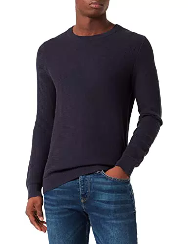 s.Oliver Men's 10.3.11.17.170.2118066 Sweater, Blue