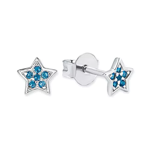 s.Oliver Ohrstecker 925 Sterling Silber Mädchen Kinder Ohrschmuck
