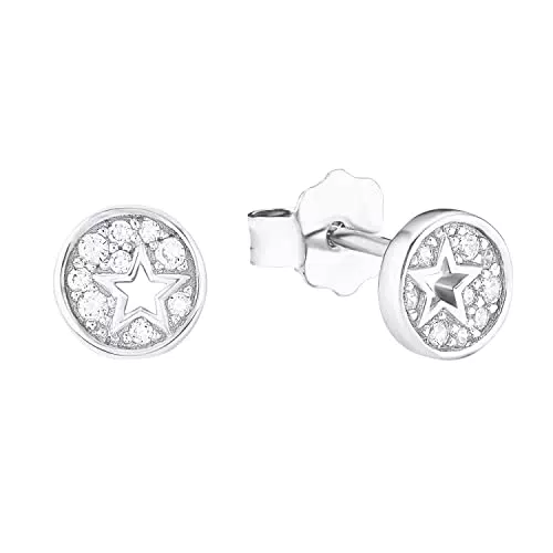 s.Oliver Ohrstecker 925 Sterling Silber Mädchen Kinder Ohrschmuck