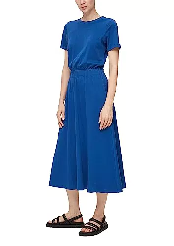 s.Oliver Women's 2131968 Kleid lang, blau 5602, 44