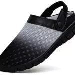 SAGUARO Unisex Clogs Hausschuhe Herren Damen Pantoletten Mesh Atmungsaktiv Gartenschuhe rutschfeste Leicht Sommer Strandschuhe Slip-on Flach Freizeit Sandalen