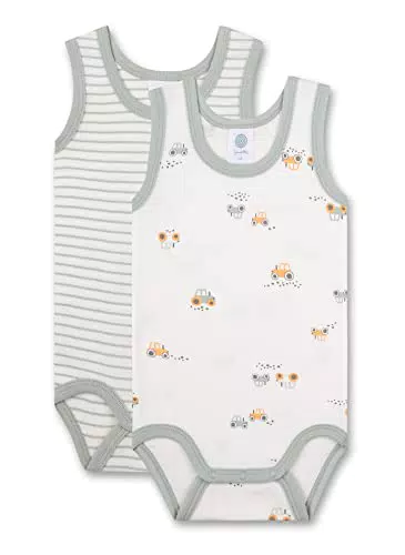 Sanetta Baby-Jungen 324175 Unterwäsche, White Pebble