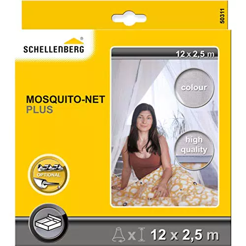 Schellenberg 50311 Moskitonetz Plus Baldachin für das Bett